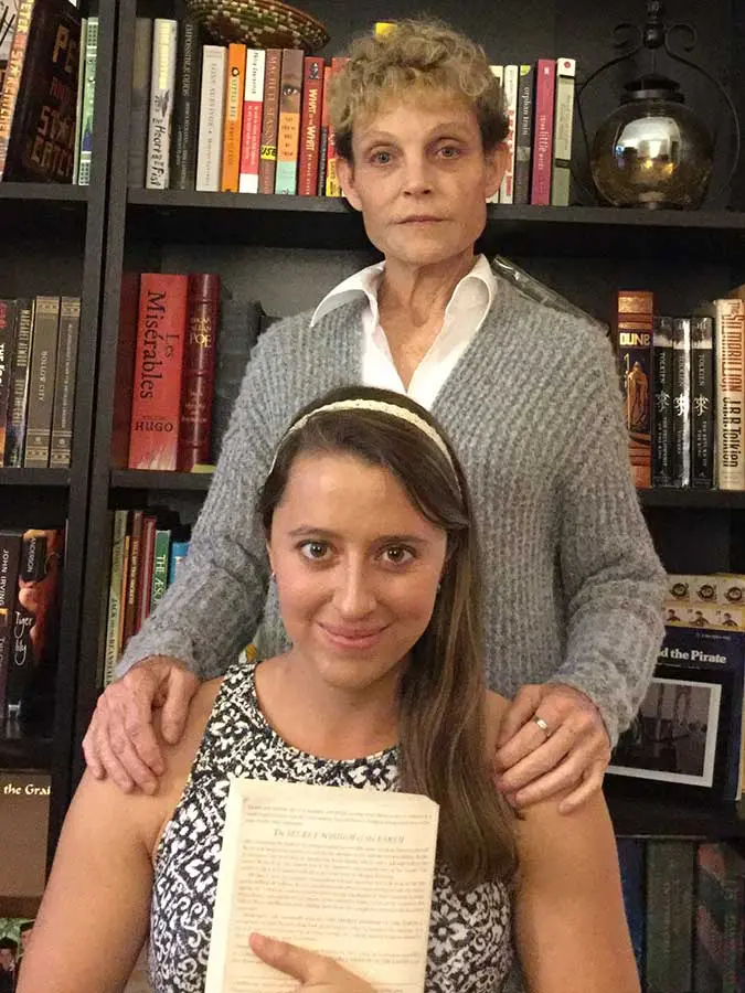 Roxanne Fay (top) and Maggie Phillips in Collected Stories