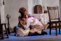 (L-R) Katrina Stevenson and Nicole Jeannine Smith in Jobsite's Dancing at Lughnasa. (Photo courtesy Pritchard Photography.)