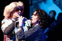 Spencer Meyers and Amy Gray in Jobsite’s Hedwig and the Angry Inch. (Photo courtesy Pritchard Photography.)