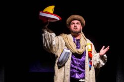 Spencer Meyers in Jobsite's The Complete Works of William Shakespeare (abridged). (Photo by Pritchard Photography.)