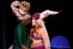 Adam Workman and Haley Janeda in Jobsite’s A Midsummer Night’s Dream. (Photo: Pritchard Photography.)