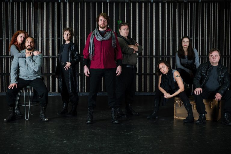 The Ensemble of Jobsite's Henry V.