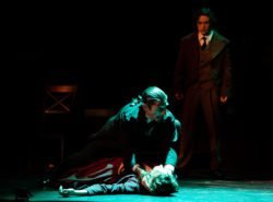 (L-R) Giles Davies, Taylor Tveten and Blake Smallen in Jobsite’s Dr. Jekyll & Mr. Hyde. (Photo: Pritchard Photography)
