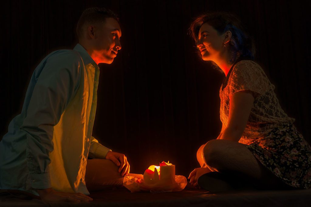 Darius Autry & Kayla Witoshynsky in Jobsite's Romeo & Juliet.