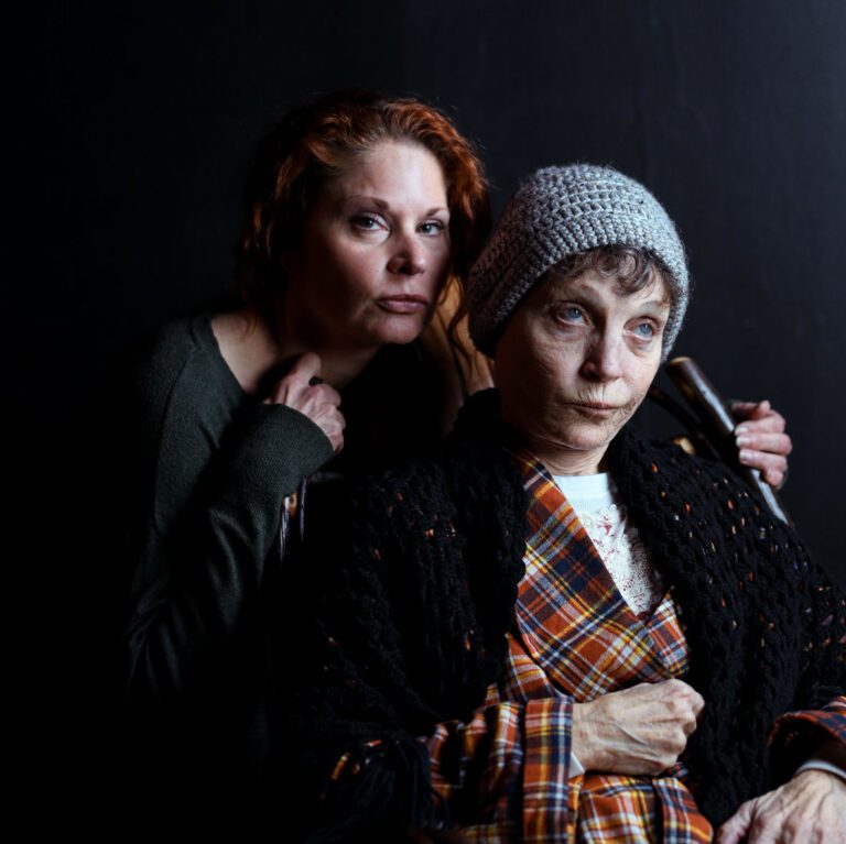 (L-R) Katrina Stevenson and Roxanne Fay in Jobsite's The Beauty Queen of Leenane. (Photo: Noa Friedman)