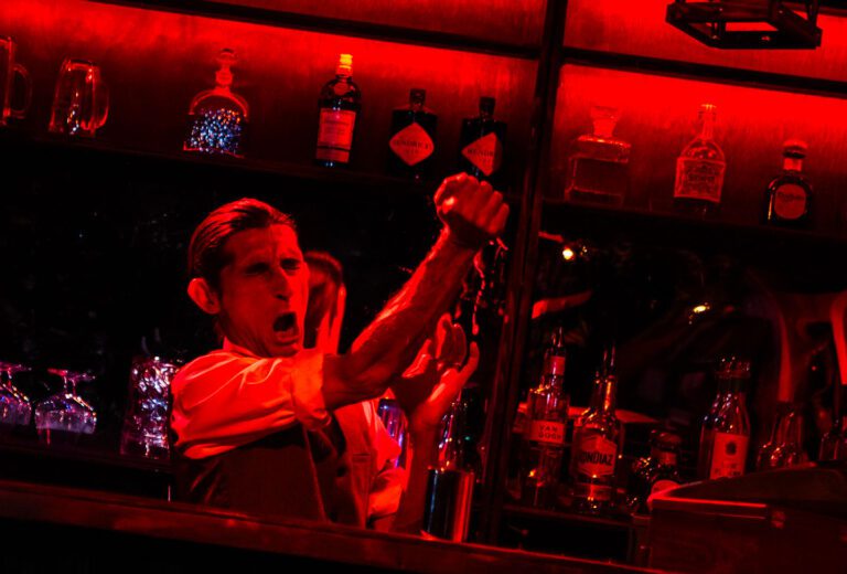 Giles Davies in Jobsite’s The Smuggler: A Thriller in Verse. (Photo: Stage Photography of Tampa)