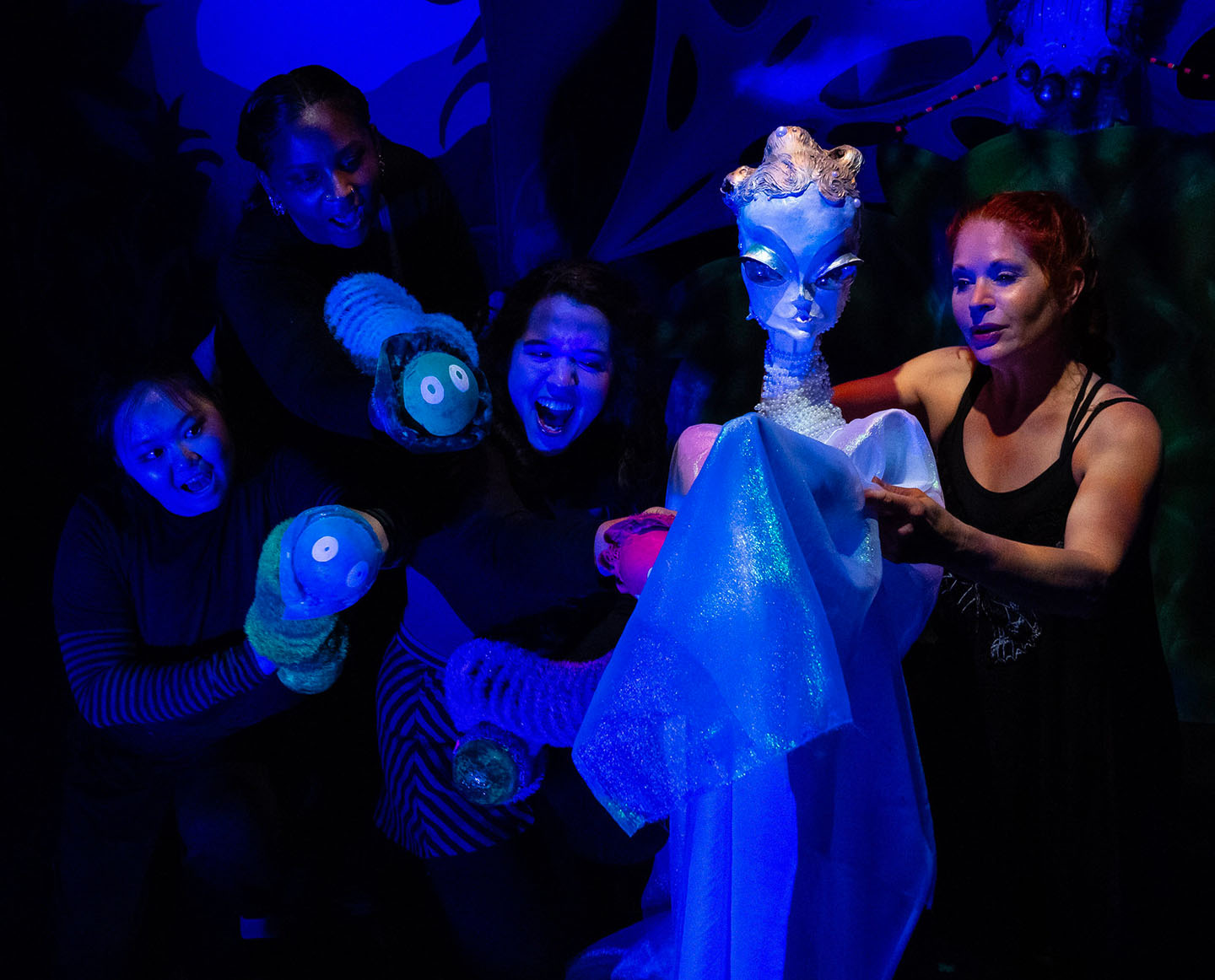 The Ensemble of Jobsite's The Butterfly's Evil Spell. (Photo: Stage Photography of Tampa)