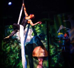 Katrina Stevenson and Nicholas Perez-Hoop in Jobsite's The Butterfly's Evil Spell. (Photo: Stage Photography of Tampa)
