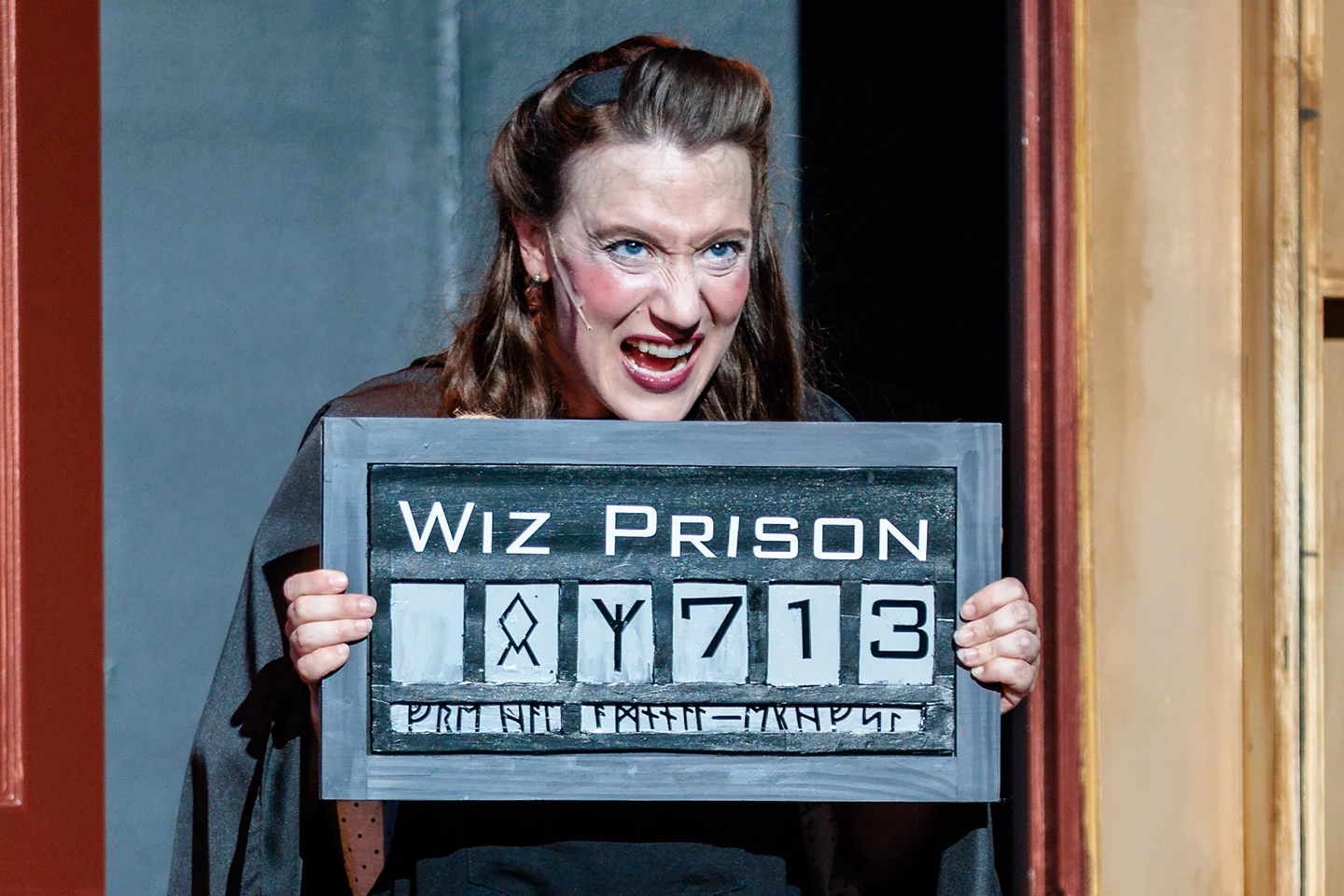 Katherine Yacko in Jobsite's Puffs. (Photo: James Zambon Productions)
