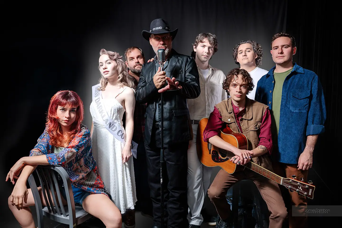 The Ensemble of Jobsite's Ghost Brothers of Darkland County. (Photo: James Zambon Productions)