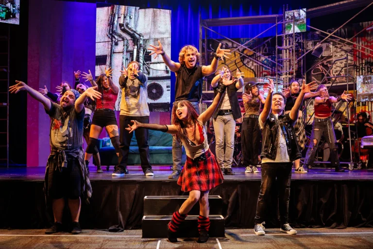 The principle cast of Jobsite's American Idiot. (Photo: James Zambon Productions)