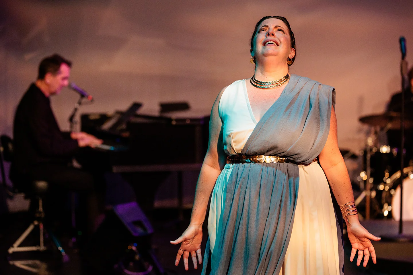 Colleen Cherry in Jobsite’s Penelope: An Epic New Musical. (Photo: James Zambon Productions)