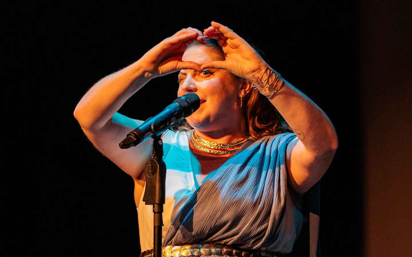 Colleen Cherry in Jobsite’s Penelope: An Epic New Musical. (Photo: James Zambon Productions)
